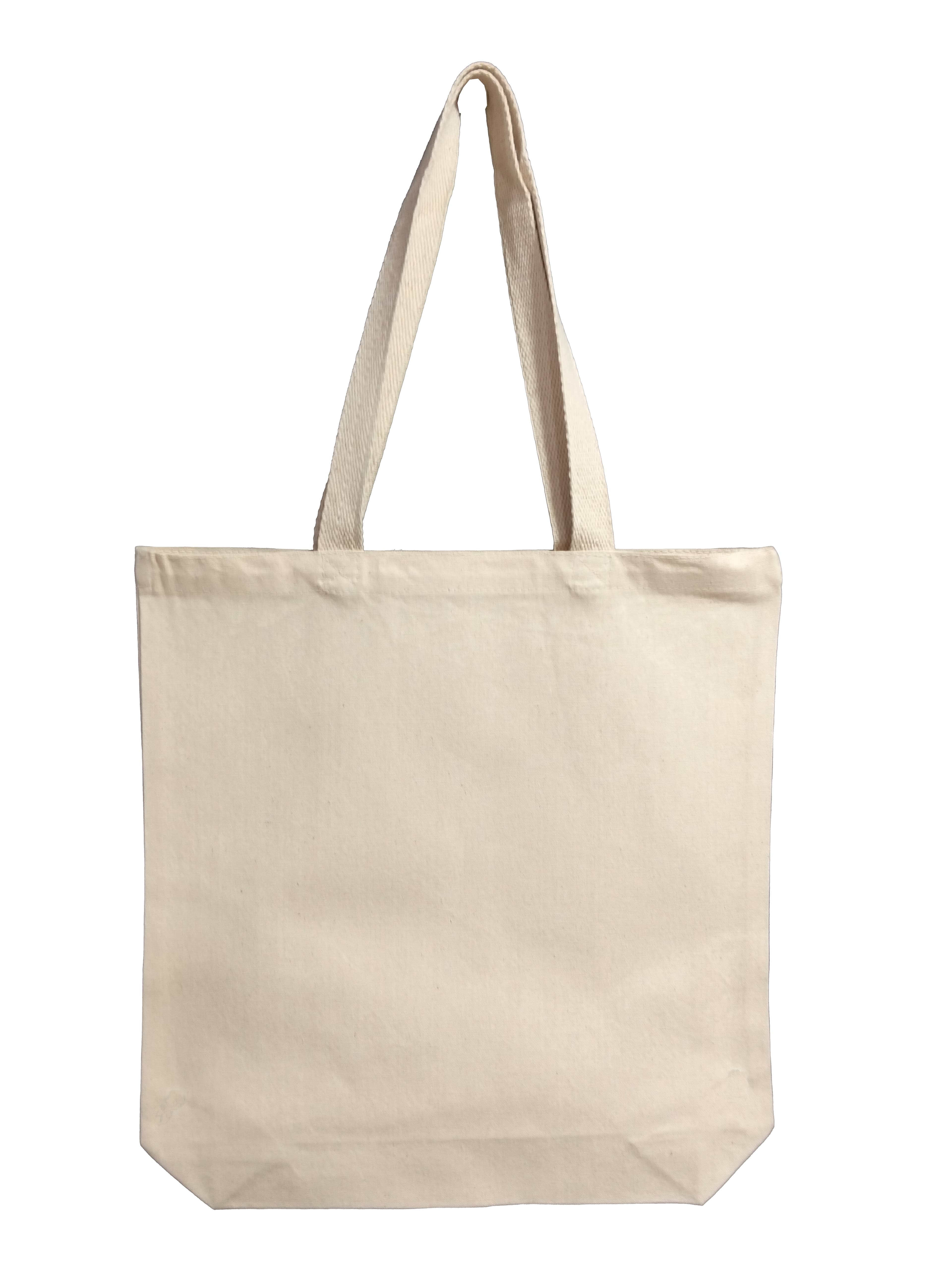 NOVASTILE 15x16x3 Natural Canvas Tote Bags alternate view — Tote Bags by Novastile