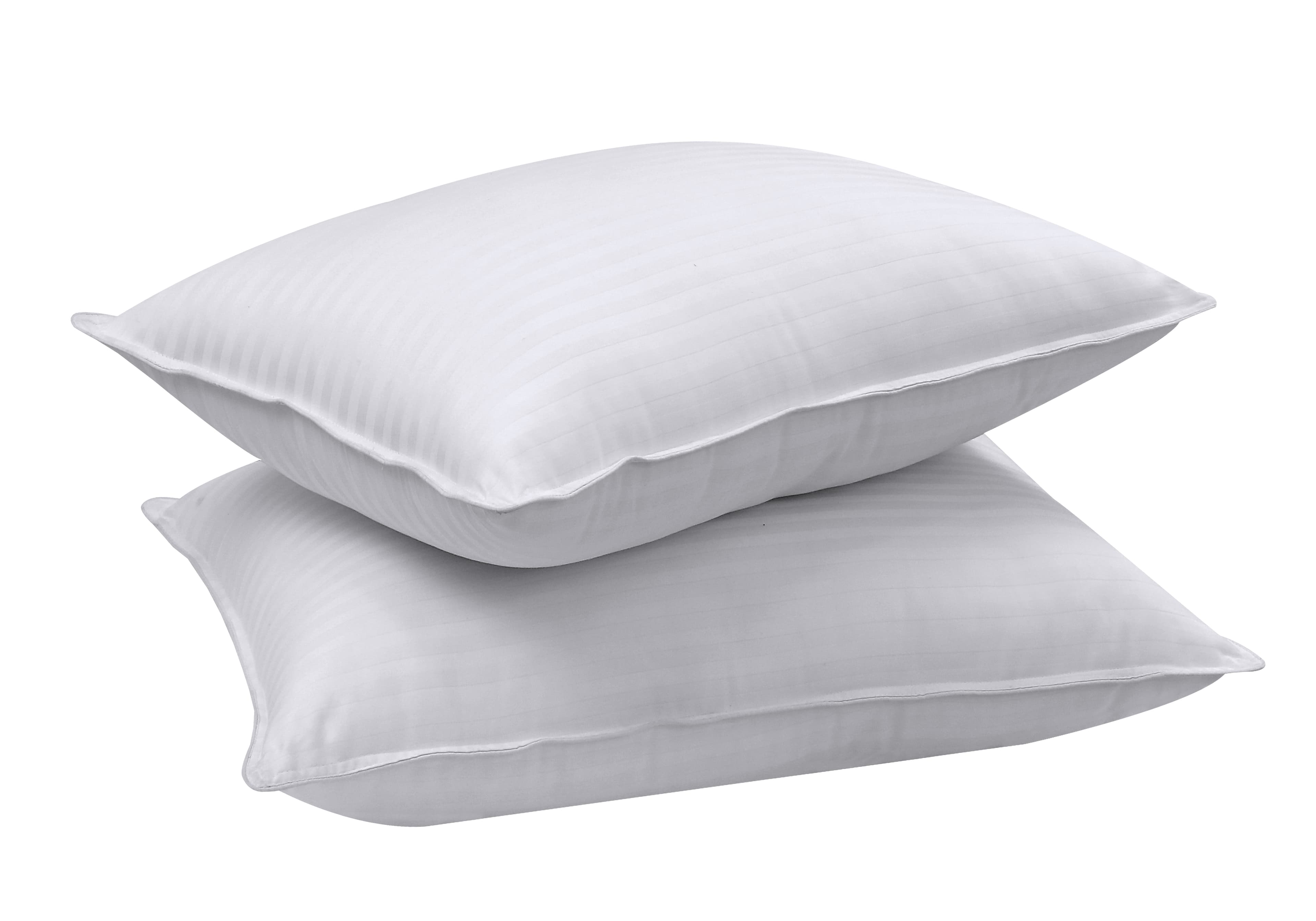 Cotton Satin Stripe Bed Pillows, Set of 2 — Bedding & Home by Novastile — thumbnail 3
