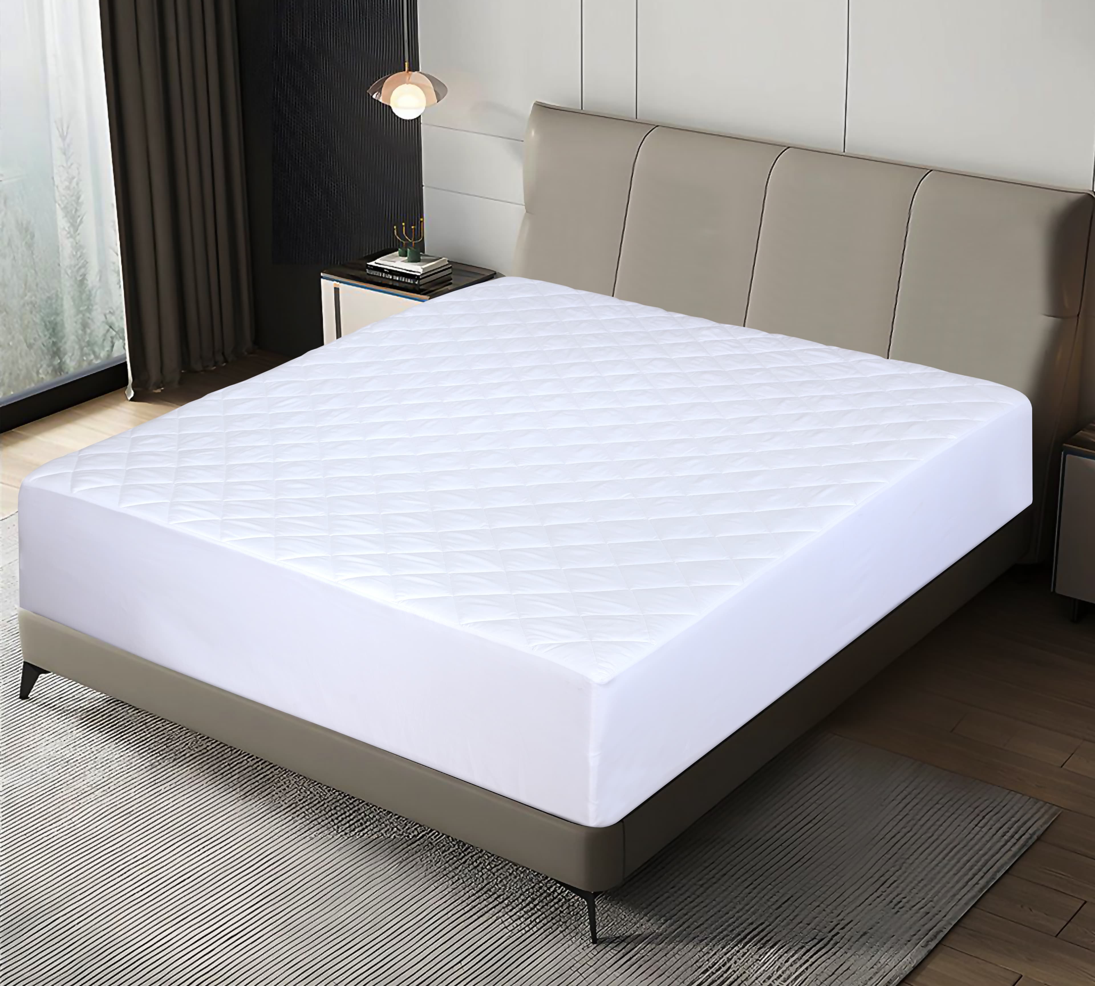 Novastile Queen Quilted Fitted Mattress Pad alternate view — Bedding & Home by Novastile