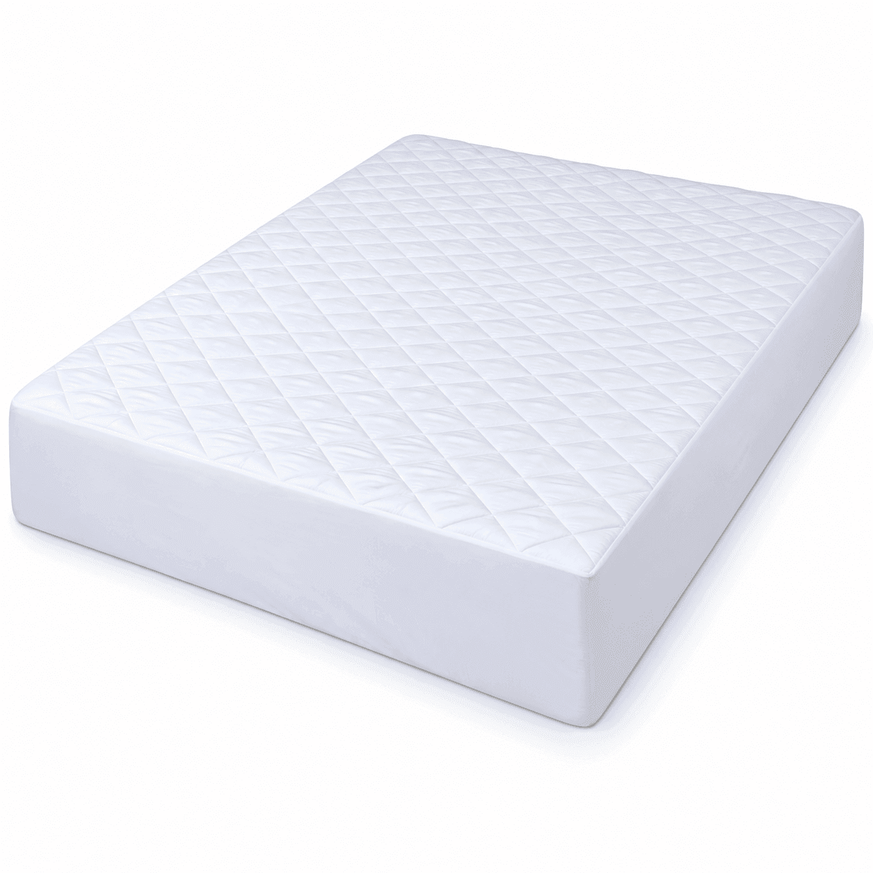 NOVASTILE Queen (Pack of 1) Mattress Topper 100 GSM Down Alternative, White, detail view 3