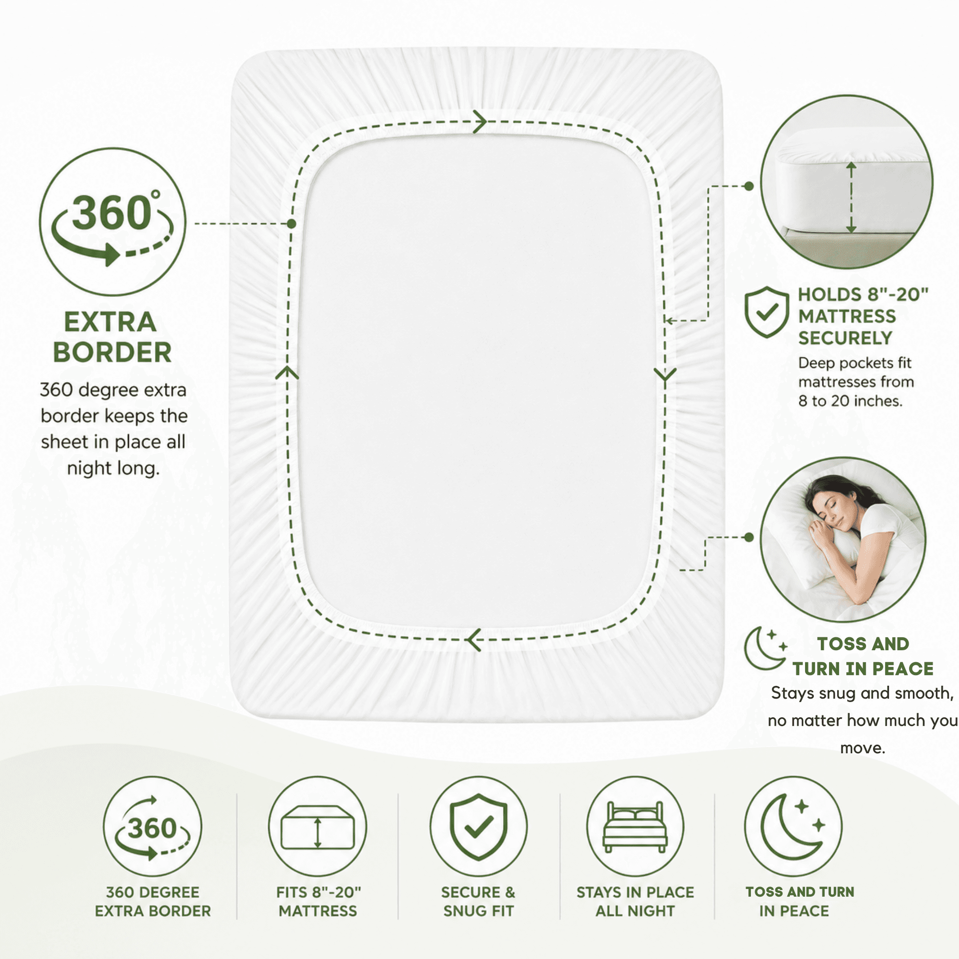 NOVASTILE Queen (Pack of 1) Mattress Topper 1000 GSM Down Alternative