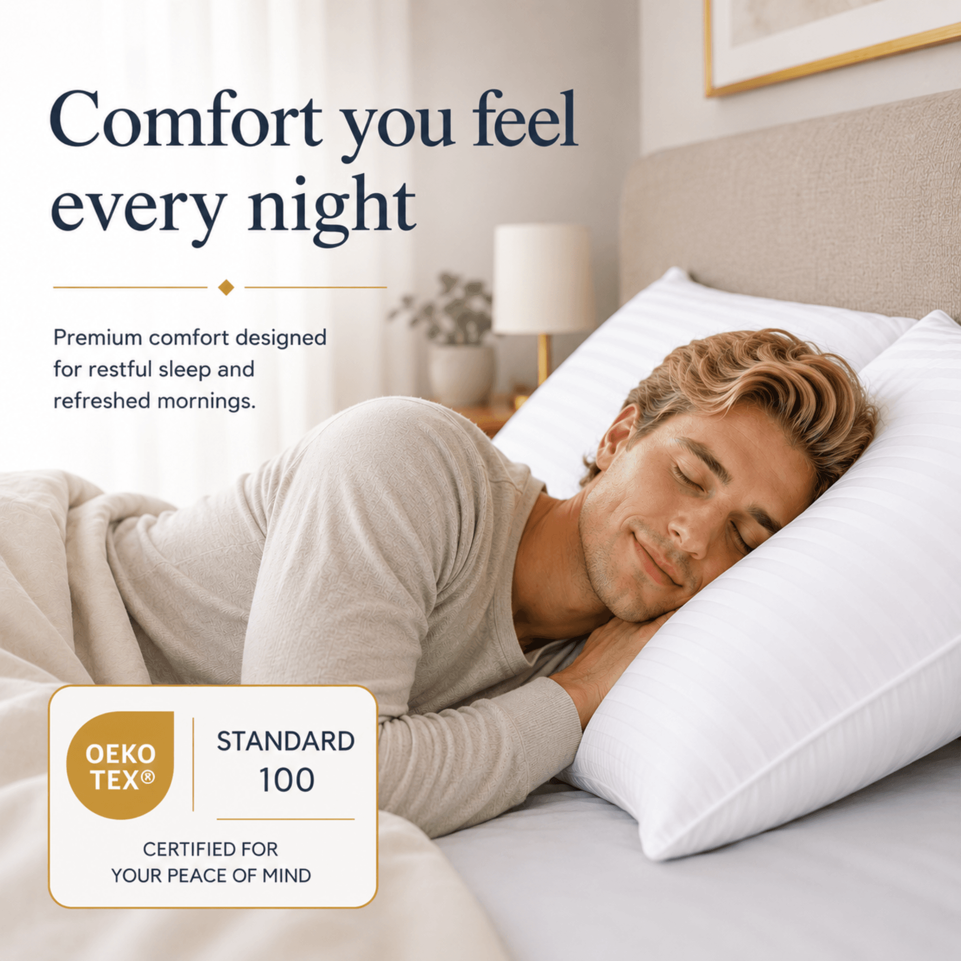 NOVASTILE Bed Pillows 100% Cotton 250 TC