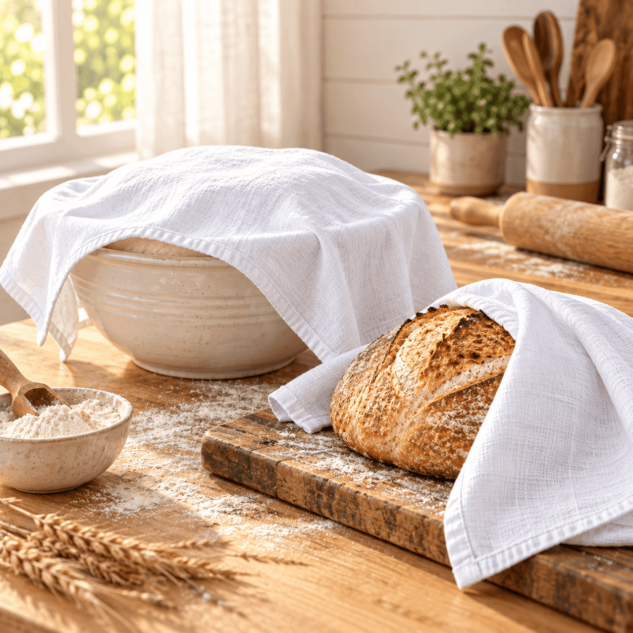 NOVASTILE NOVASTILE Flour Sack Kitchen Towels, detail view 2