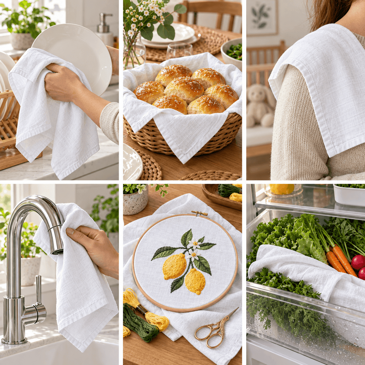 NOVASTILE NOVASTILE Flour Sack Kitchen Towels, detail view 3