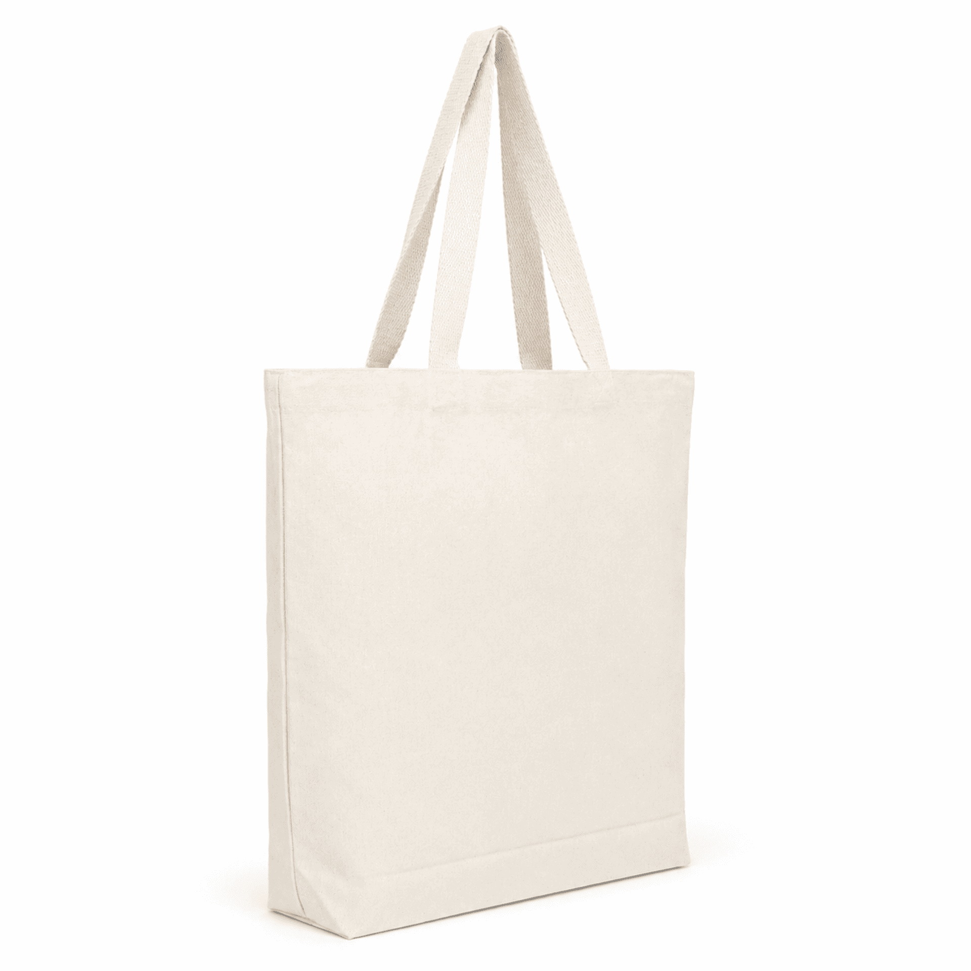 NOVASTILE 12oz Canvas Tote Bag 15x16x3 Natural