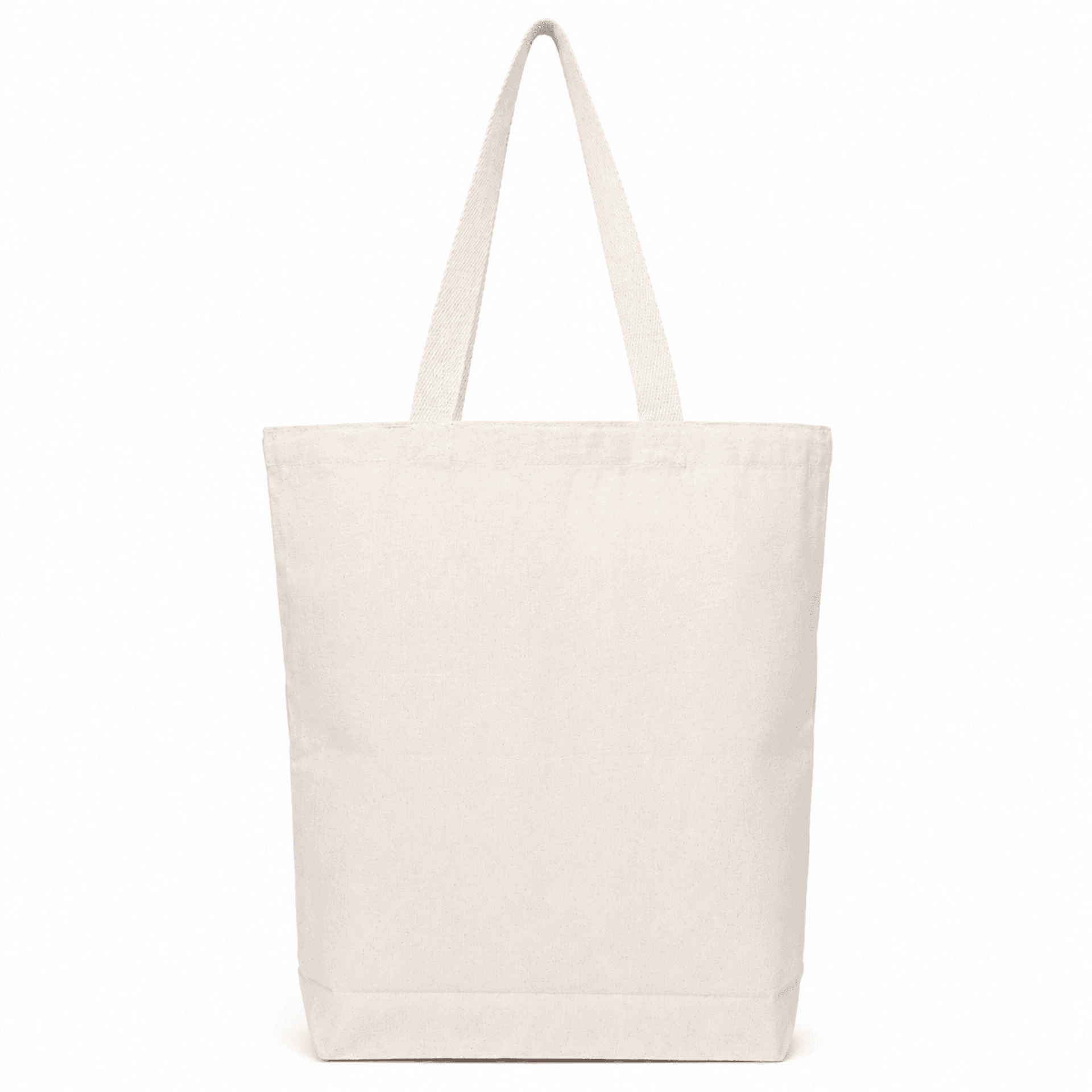NOVASTILE 12oz Canvas Tote Bag 15x16x3 Natural