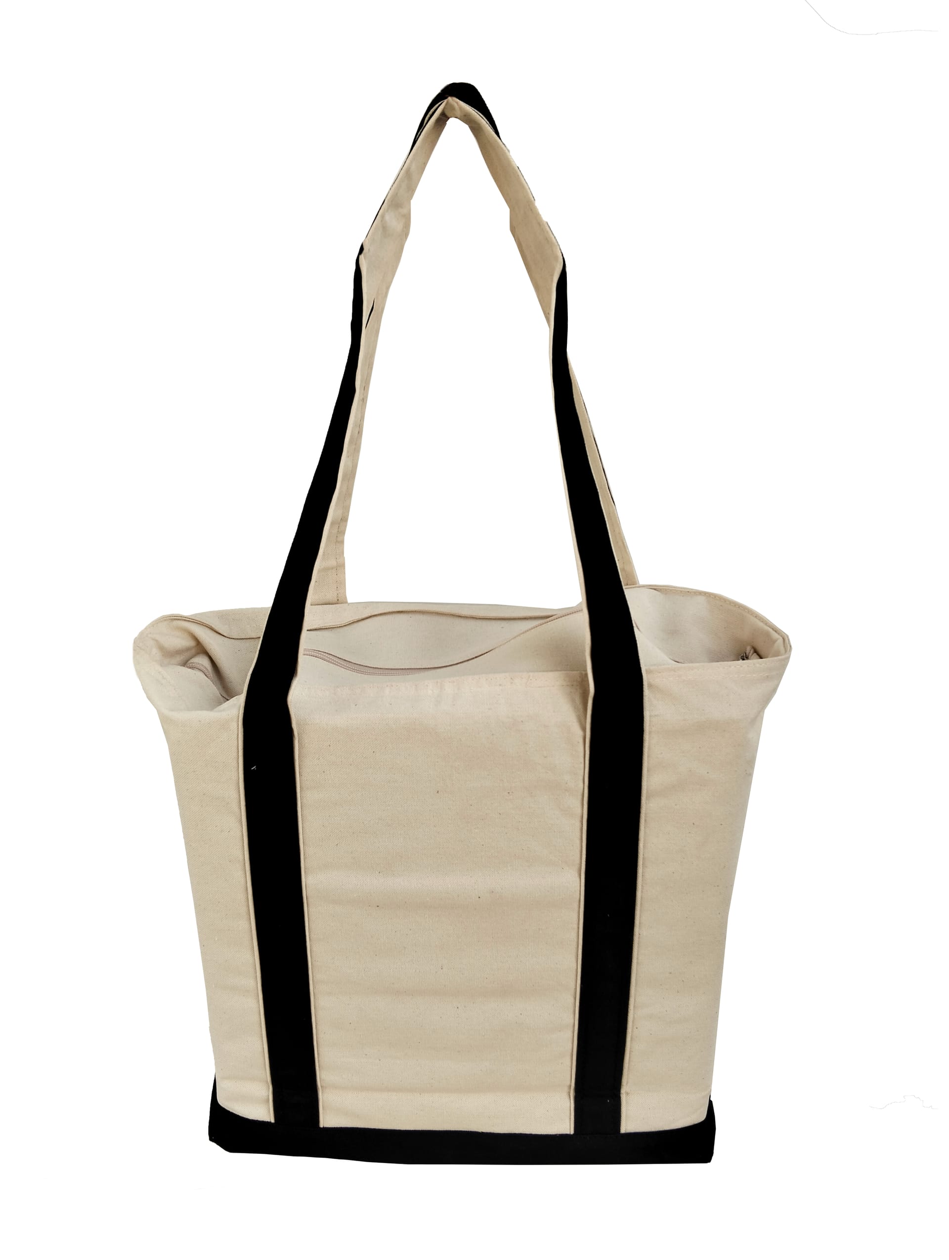 NOVASTILE Extra Large Canvas Tote Bag for Work, Travel & Shopping alternate view — Tote Bags by Novastile