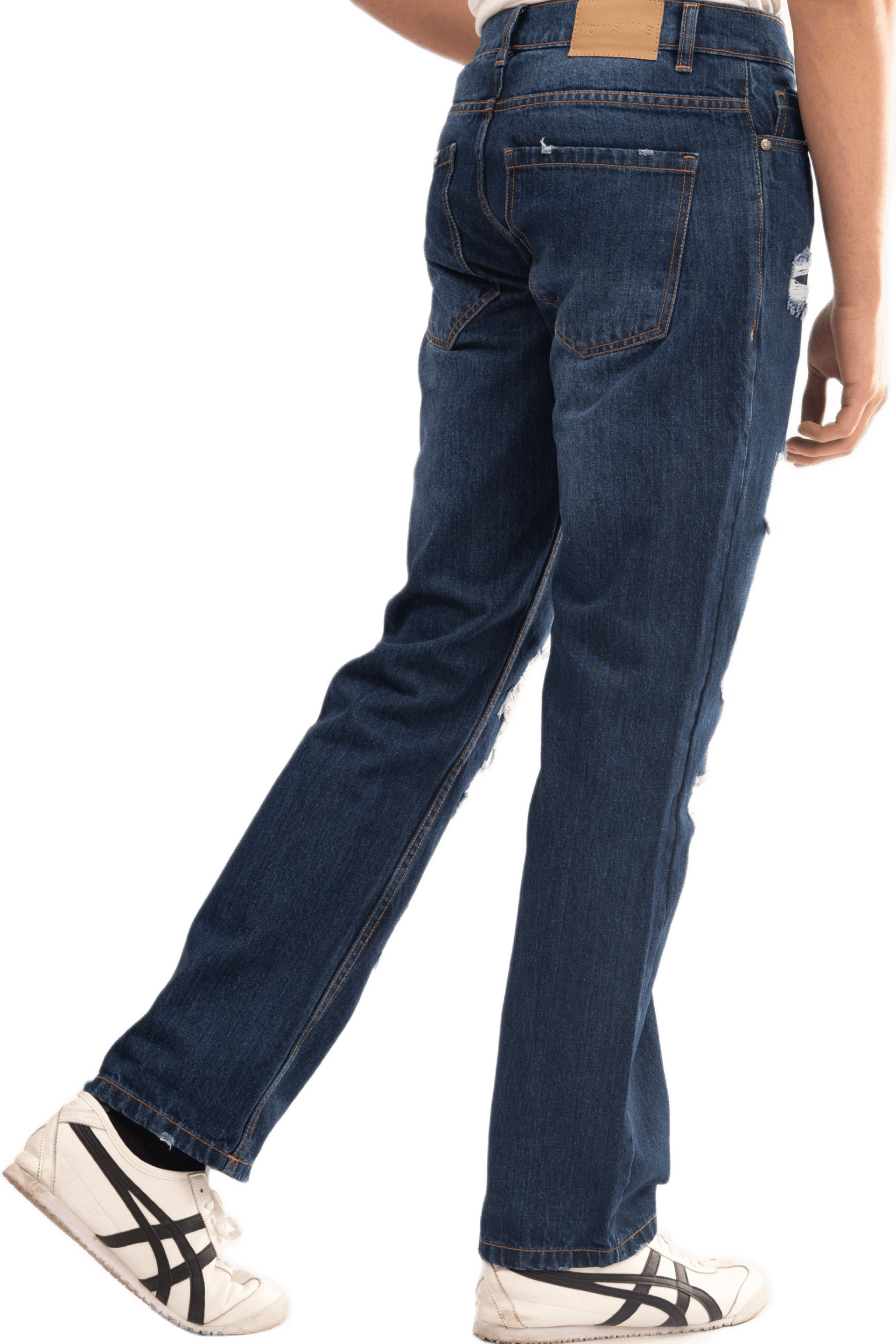 NOVASTILE Blue straight Jeans – 28 Waist Stretch Denim