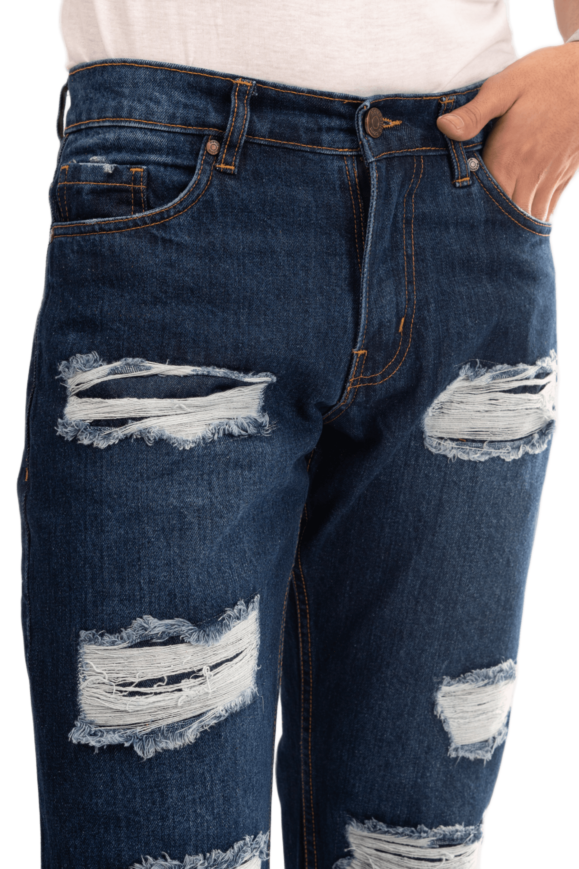 NOVASTILE Blue straight Jeans – 28 Waist Stretch Denim