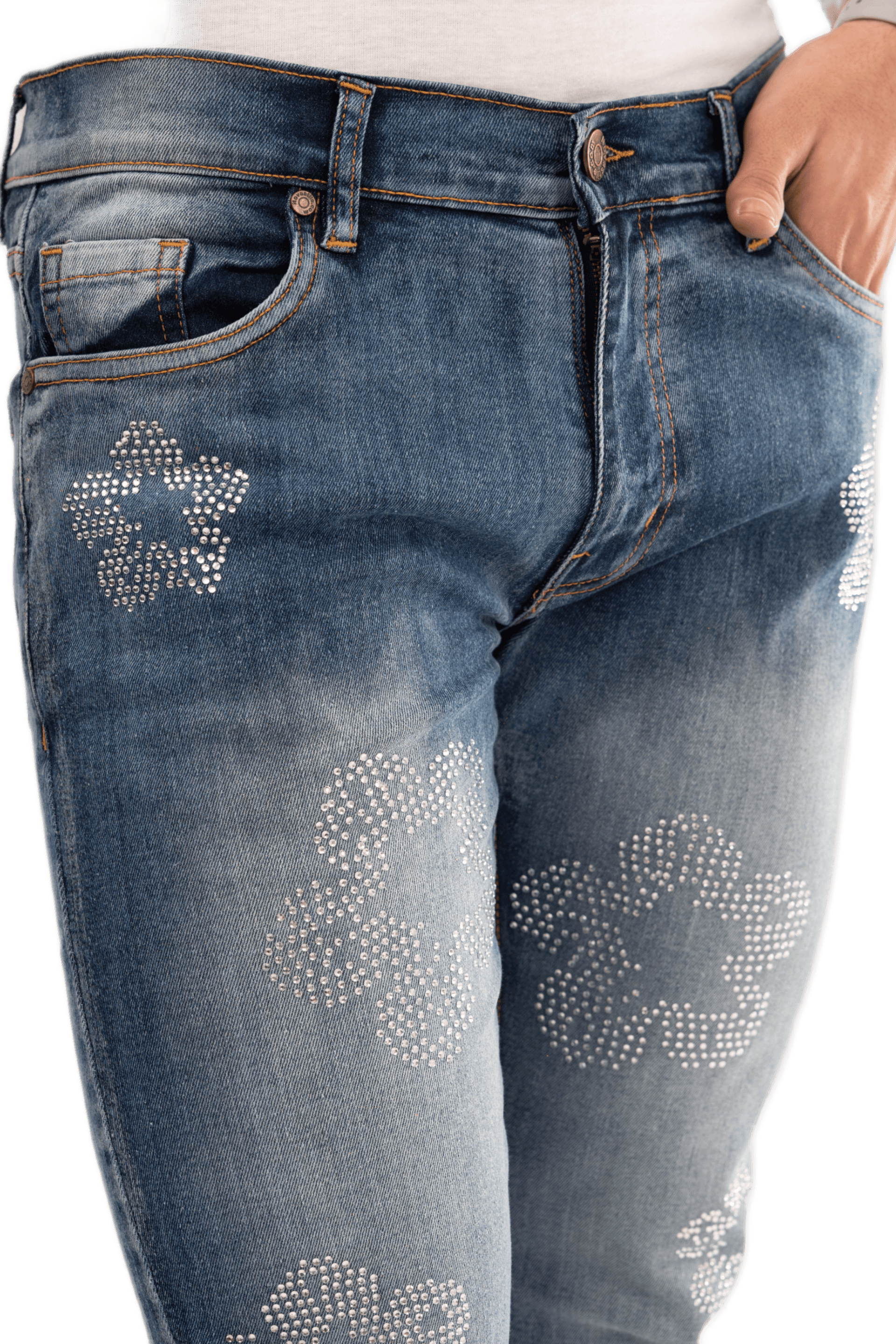 NOVASTILE Blue slim Jeans – 28 Waist Stretch Denim