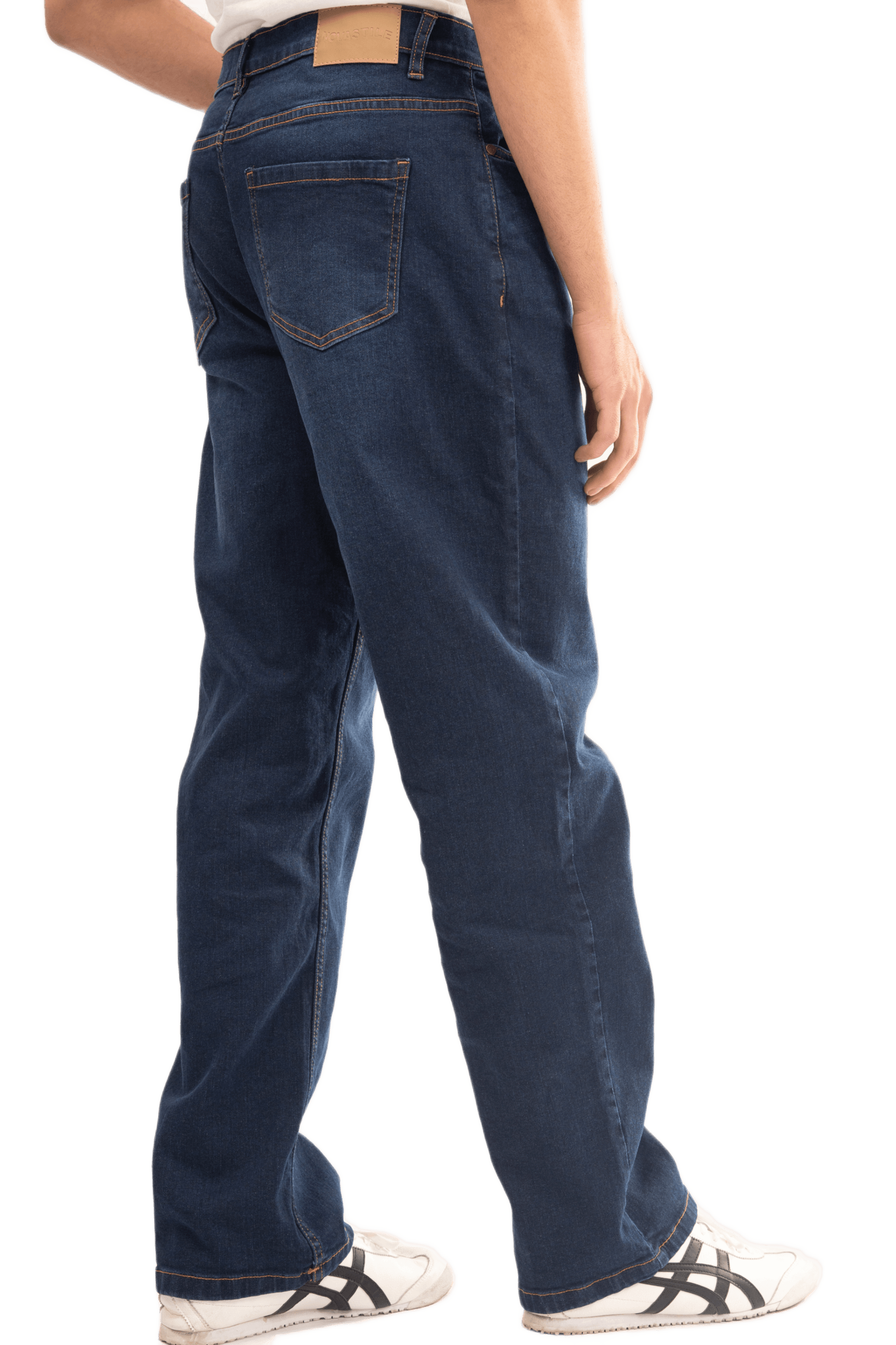 NOVASTILE Blue relaxed Jeans – 28 Waist Stretch Denim